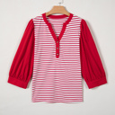  Wrenley 4 Sleeve Patchwork Top