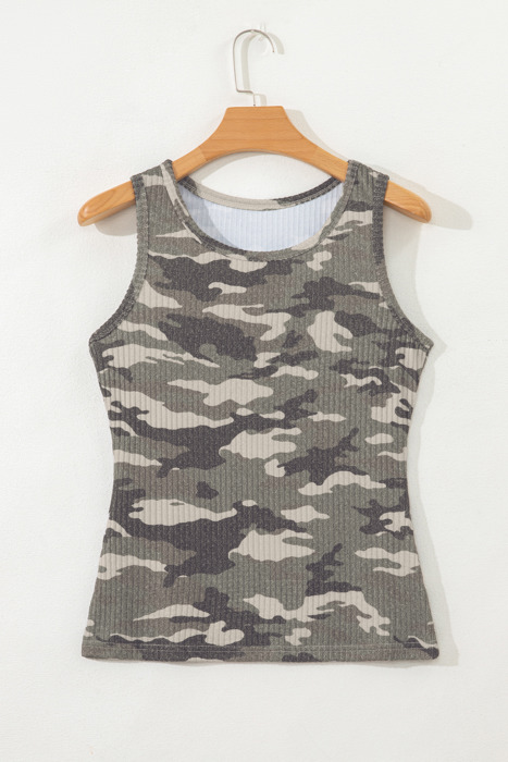 Wrenley Ribbed Knit Tank Top