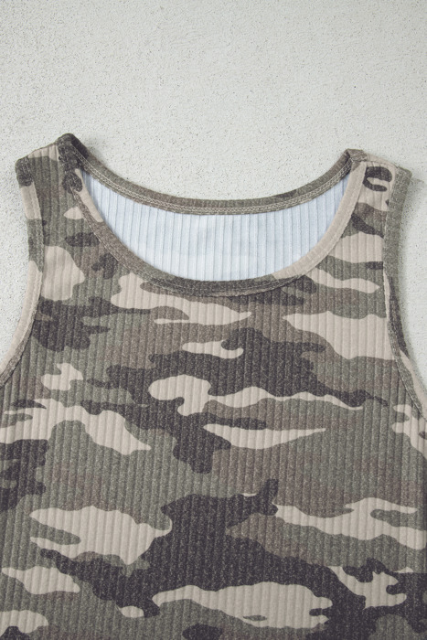 Wrenley Ribbed Knit Tank Top