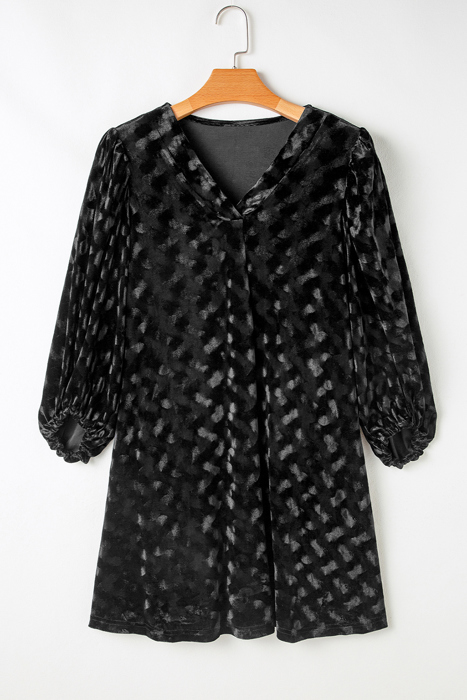 Ximena Sleeve Velvet Mini Dress