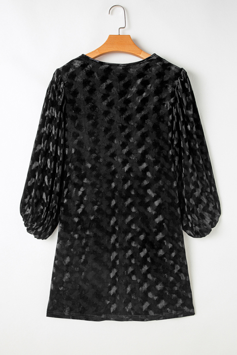 Ximena Sleeve Velvet Mini Dress