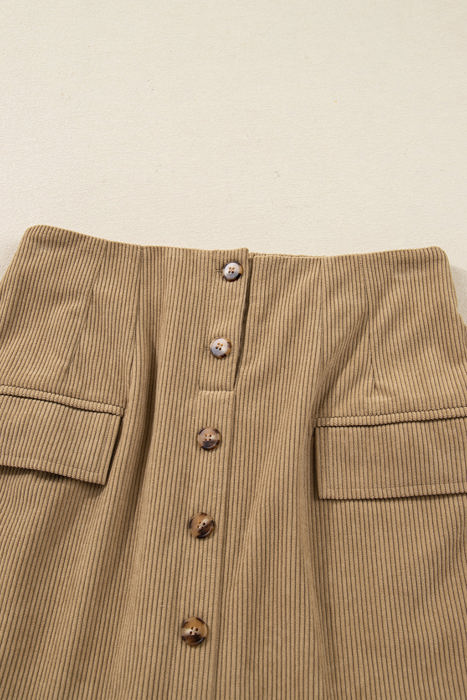 Xiomara Front Faux Mini Skirt