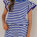  Xiomara Trim Cap Sleeve Top