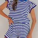  Xiomara Trim Cap Sleeve Top