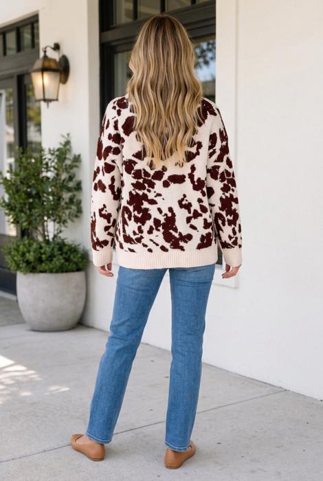 Yolandah Pullover Knitwear Sweater Long Sleeve Top