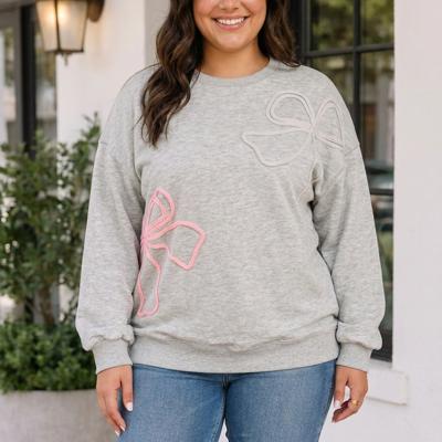 Yuliana Drop Shoulder PLUS Sweatshirt