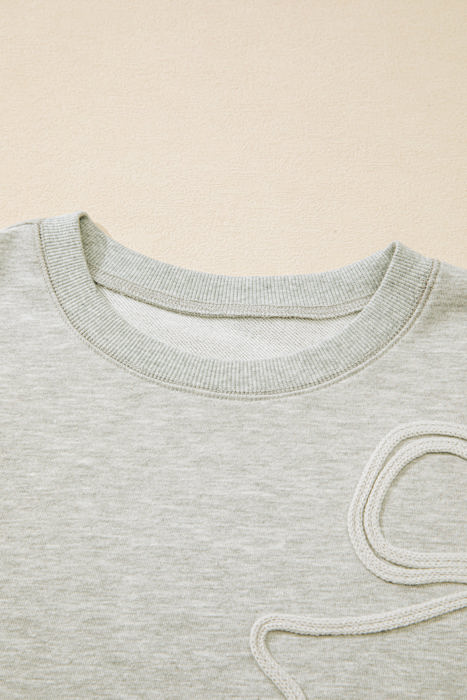 Yuliana Drop Shoulder PLUS Sweatshirt