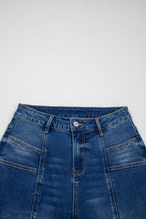 Yusra Seam Detail Shift Jeans