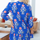  Zahra Sleeve Ruffle Hem Dress