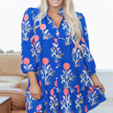  Zahra Sleeve Ruffle Hem Dress