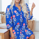  Zahra Sleeve Ruffle Hem Dress