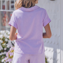  Zara Dolman Sleeve Polo Shirt Set