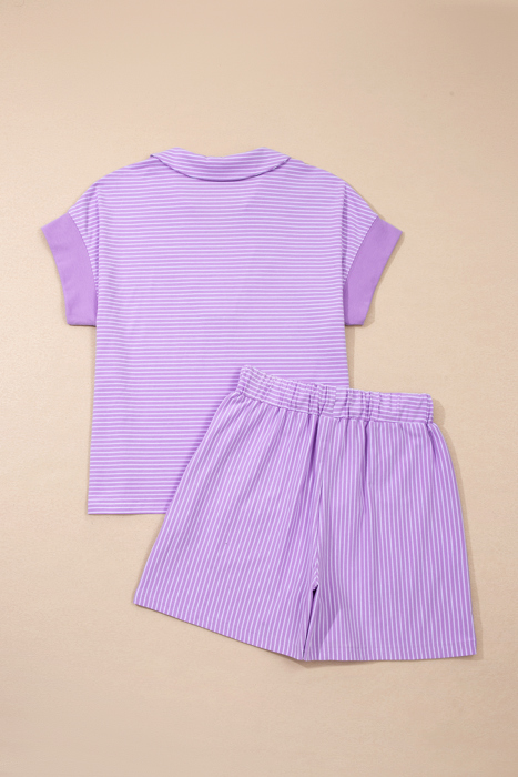 Zara Dolman Sleeve Polo Shirt Set