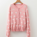  Zara Pattern Front Cardigan Sweater