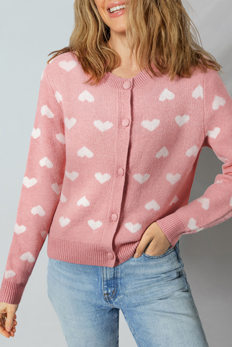 Zara Pattern Front Cardigan Sweater