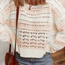  Zararita Drop Shoulder Casual Sweater