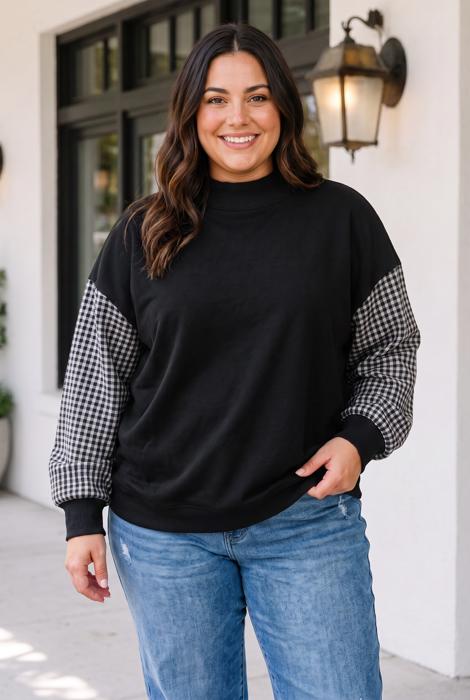 Zareya Fit Long Sleeve PLUS Sweatshirt