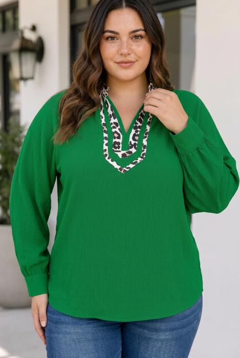 Zaria Puff Sleeve PLUS Blouse