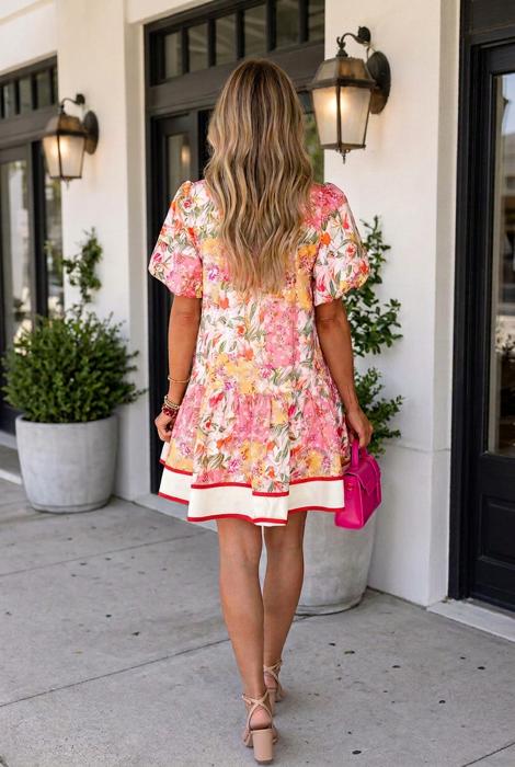 Zariah Hem Mini Dress