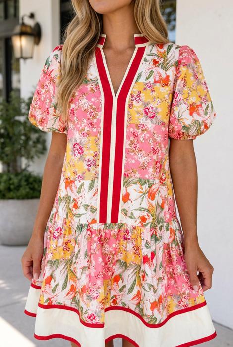 Zariah Hem Mini Dress