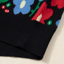  Zariah Print Short Cardigan Sweater