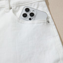  Zariyah Color Loose Casual Jeans