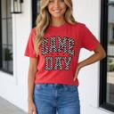 Red-2 Medium Zariyah Game Day Tee