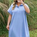  Zaylee Hem Pullover Mini PLUS Dress