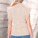 Zaylee Ruffled Short Sleeve Sweater
