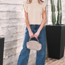  Zaylee Ruffled Short Sleeve Sweater