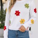  Zayleigh Textured Knit Sweater