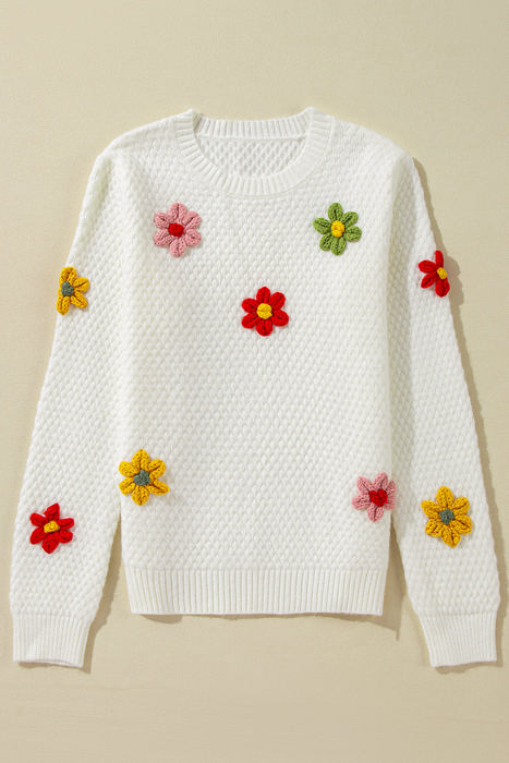 Zayleigh Textured Knit Sweater