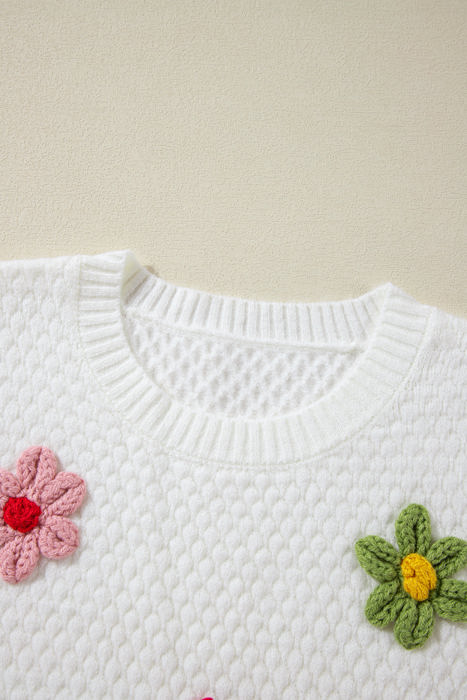 Zayleigh Textured Knit Sweater