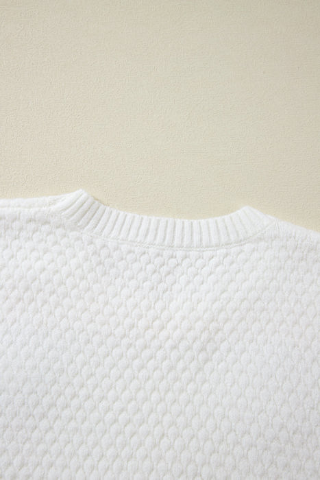 Zayleigh Textured Knit Sweater