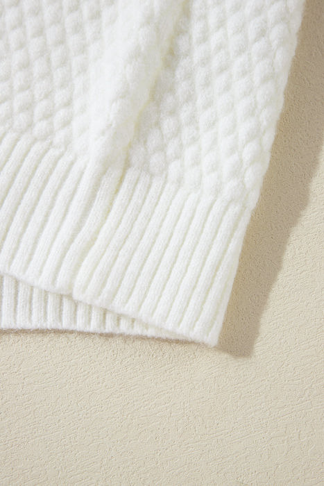 Zayleigh Textured Knit Sweater