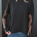  Zendaya Long Sleeve Tee Long Sleeve Top