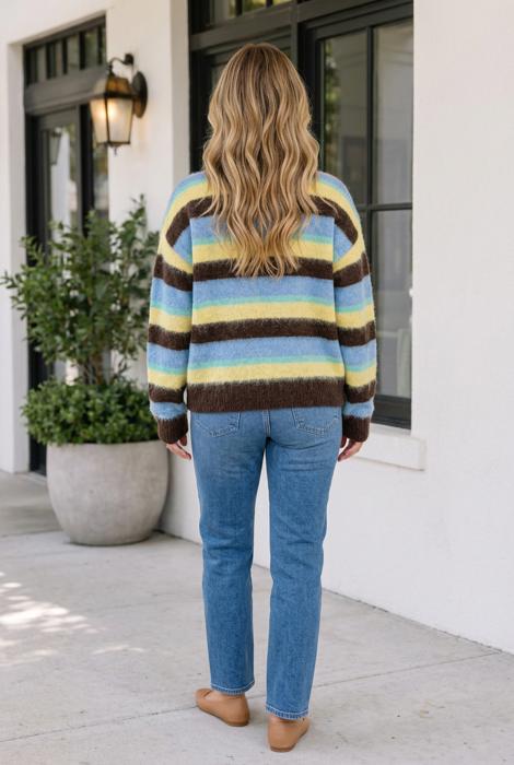 Zionne Knit Casual Shift Sweater
