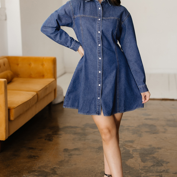 Zoe Flared Mini Dress | Jane