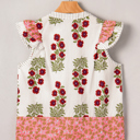  Zora Trim Flutter Cotton Blouse