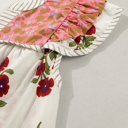  Zora Trim Flutter Cotton Blouse