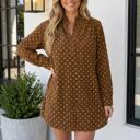  Zuri Long Sleeve Shift Dress