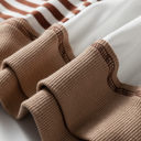  Zyla Contrast Stitching Oversize Sweatshirt