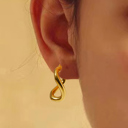  Zyla Spiral Stainless Steel Earrings