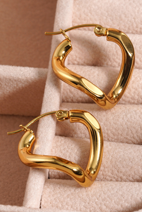 Zyla Spiral Stainless Steel Earrings