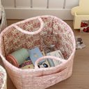  Pastel Quilted Floral Storage Tote
