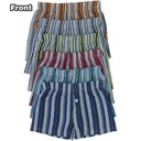 M 6 Pack: Assorted Boy's Multi-Item Pack Of Cotton Striped Print Boxer Shorts
