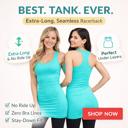 Mint Shirt Size XS-Medium Seamless Extra Long Layering Racerback Tank