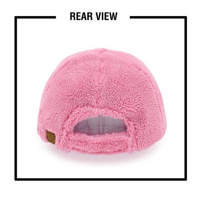 C.C� Cozy Adjustable Sherpa Cap
