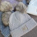 Rose | Newborn - 12 Month C.C® Baby Beanie Pom Criss-Cross Hats