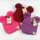 Indi Pink | Newborn - 12 Month C.C® Baby Beanie Yarn Pom Pom Hats
